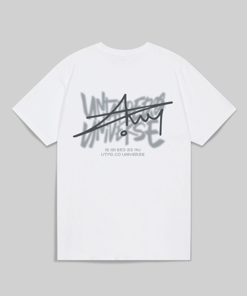 Universe Cell Signature оверсайз Fit Short-Sleeved T-Shirt 4 цвет