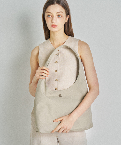 TRM Recycle нейлон Wrinkle Hobo Bag T37W