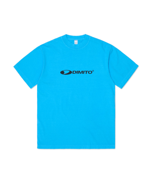 CIRCLE логотип SSV GD 6.5OZ TEE NEON синий