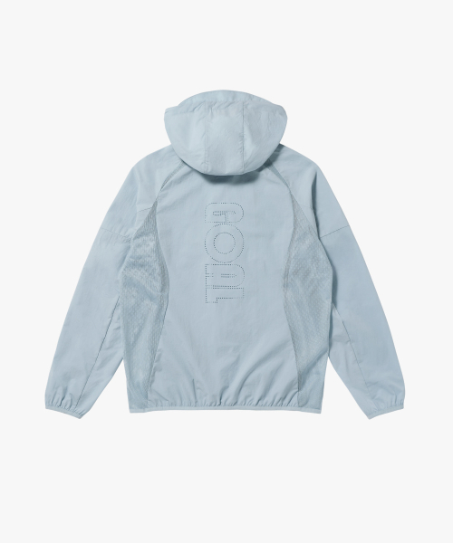 AIR THROUGH HOODED легкий JACKET-SKY синий