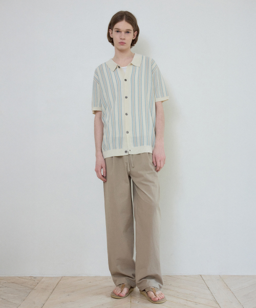 Cool Washable Western трикотаж Cardigan_CREAM(WC25-KN31)