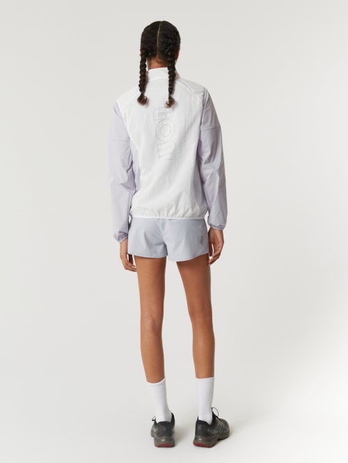 AIR THROUGH 2WAY ZIP легкий VEST-WHITE