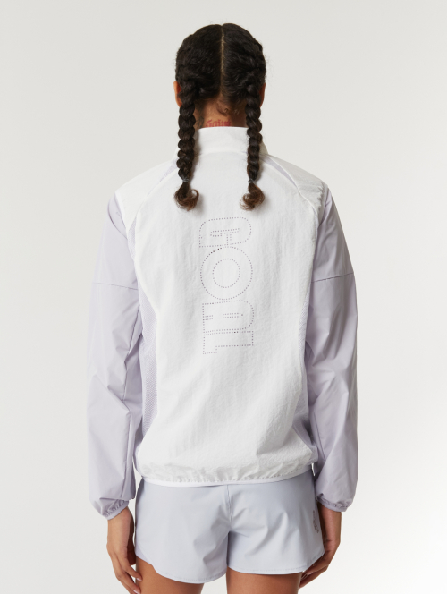 AIR THROUGH 2WAY ZIP легкий VEST-WHITE