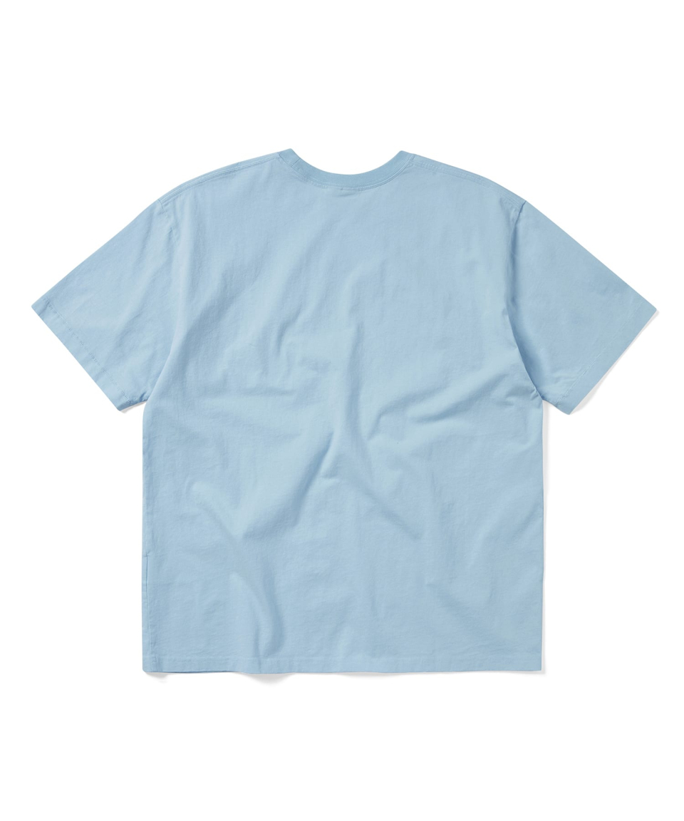MUSINSA | thisisneverthat® Yellow Cat Tee Sky Blue