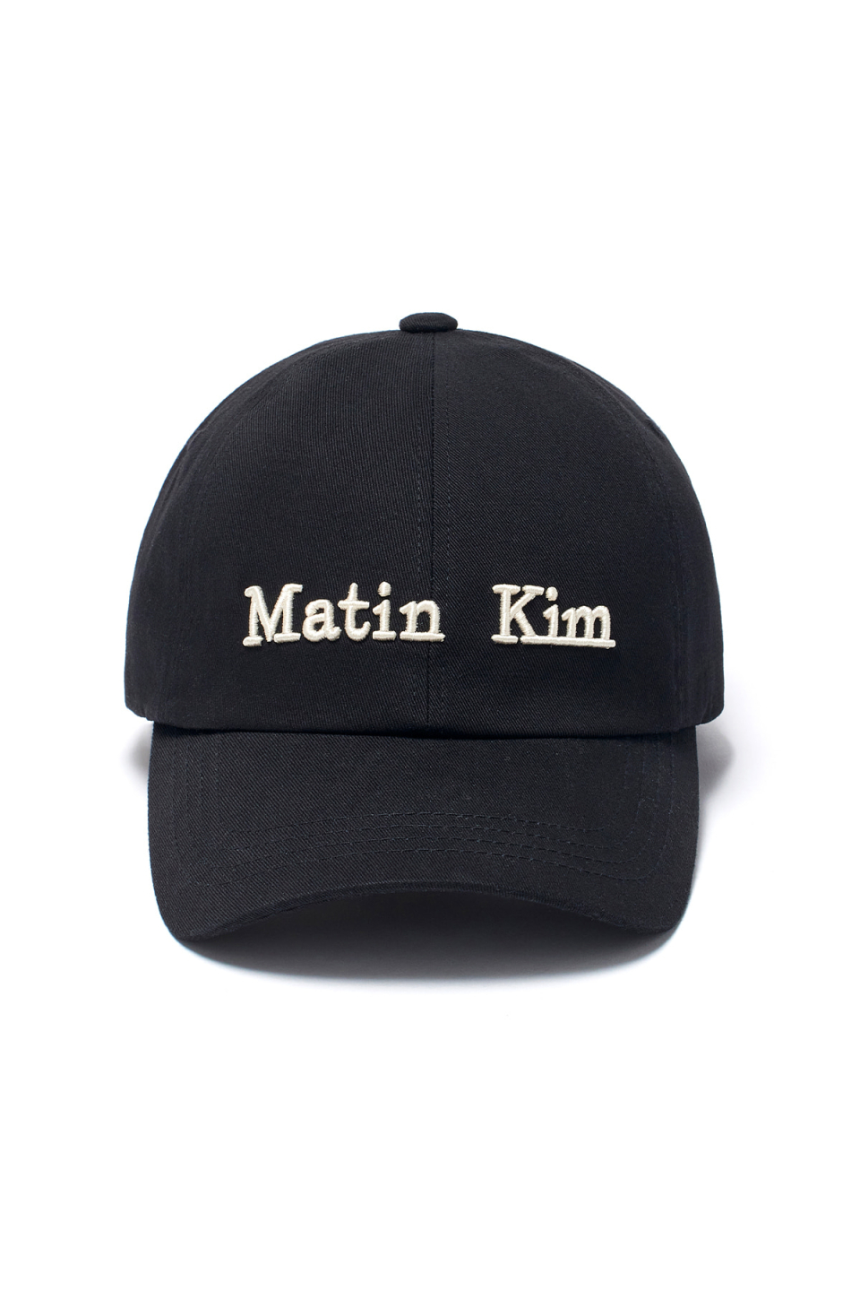 MUSINSA公式 | MATIN KIM MATIN CLASSIC LOGO BALL CAP IN BLACK