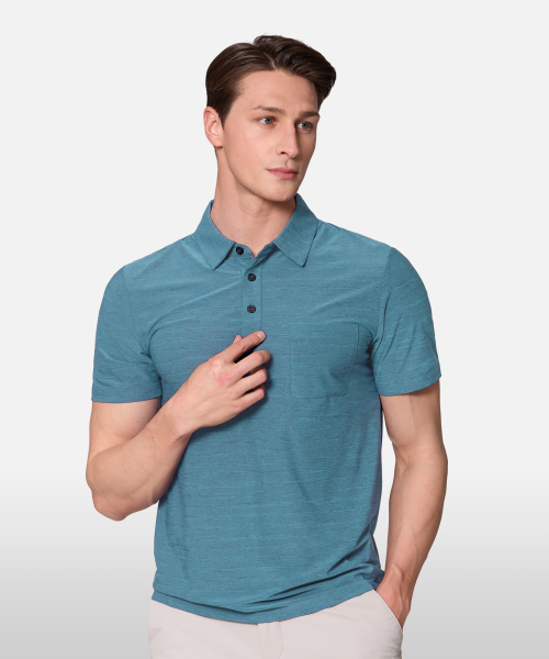 Мужское поло Groot из катионного трикотажа, 4 Colors