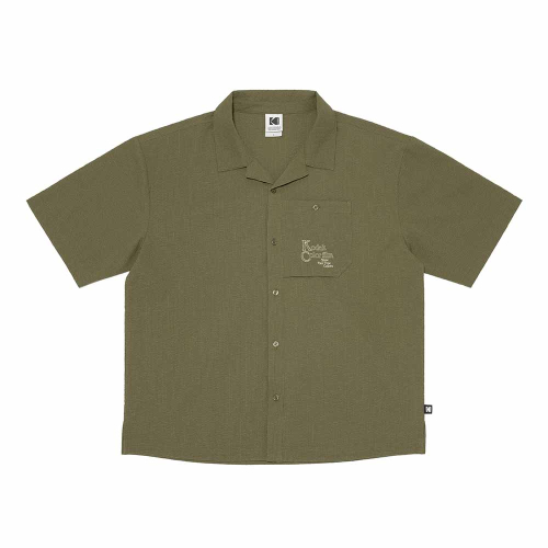 Легкая рубашка-куртка Breeze из сирсакера KHAKI