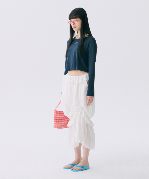 Футболка VOL12. Bow Wow Printed T_Navy