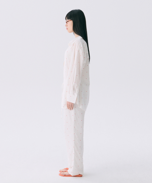 VOL12.Heart Long pants_White (Длинные брюки с сердечками)