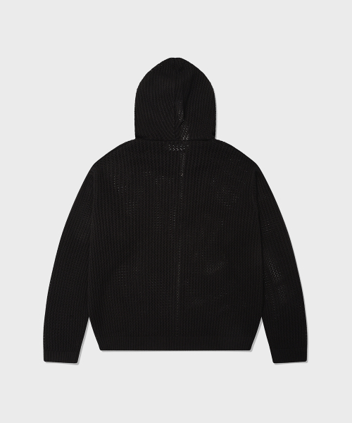 SP Phantom сетчатый вязаный зип Black