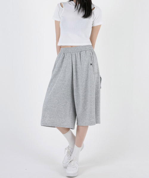 Womens Side Button Bermuda брюки 3 COLORS