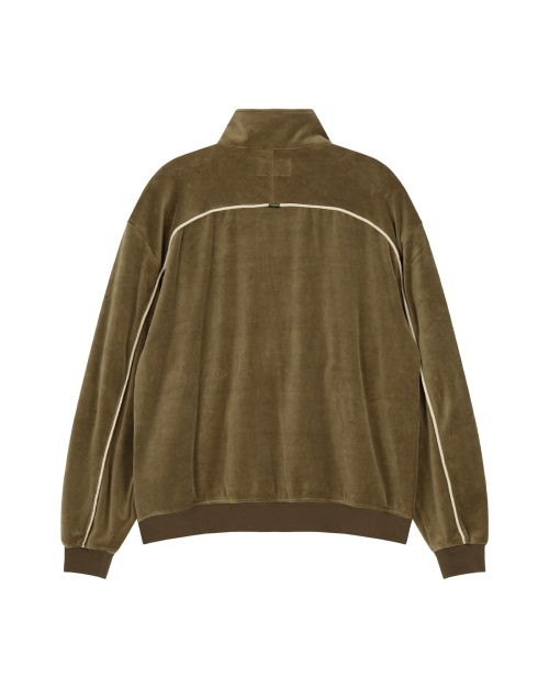 VELOUR TRACK JACKET(OLIVE)