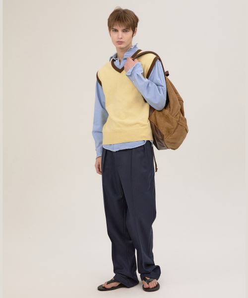NYC CASHMERE BLENDED трикотаж жилет желтый