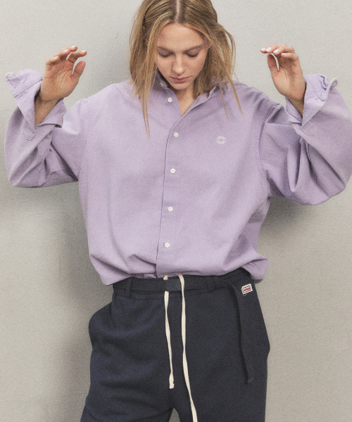 NYC BELTED SWEATPANTS темно-синий