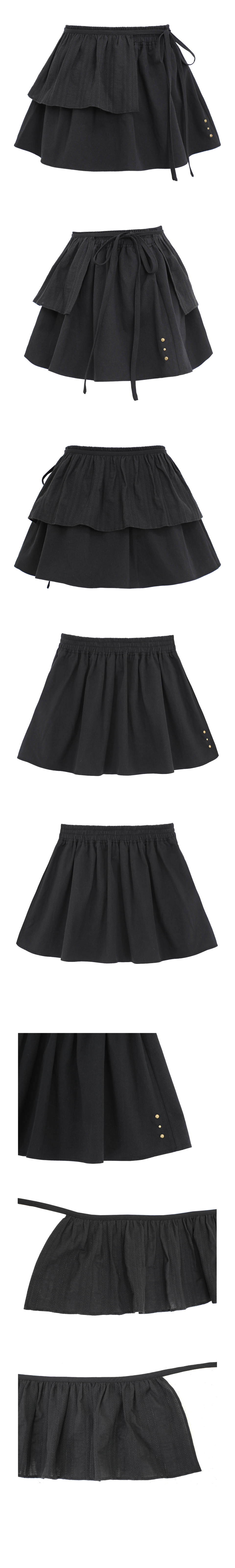 ミニスカート [PLASMA SPHERE] Shirring Layered Flare Shorts Pants Skirt MUSINSA | PLASMA SPHERE 2 WAY Duet Mini Frill Flare Layered