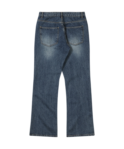 ESSENTIAL FLARED DENIM PANTS