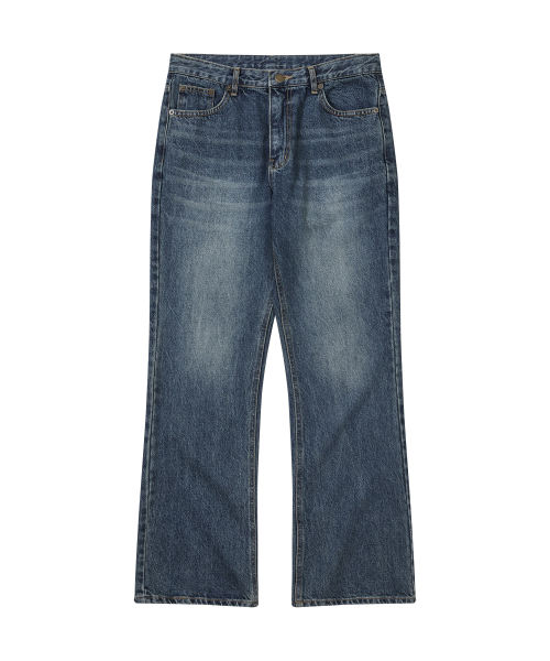 ESSENTIAL FLARED DENIM PANTS