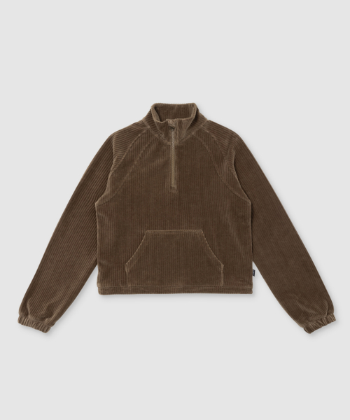 велюр рубчик половина облегчение длинный рукав женский (3color)