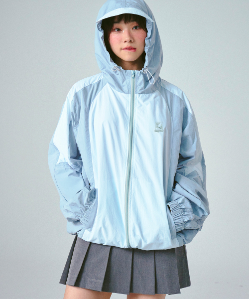 [UNISEX]TEAM худи ветровик_свет серый