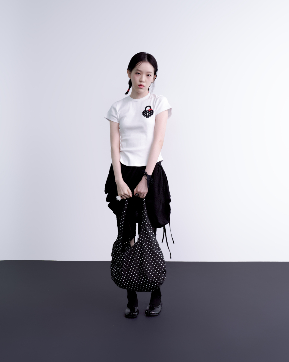 トートバッグ [KEYMISERY] Reversible Dot Tote Bag Reversible Dot Tote Bag (Black) - keymisery