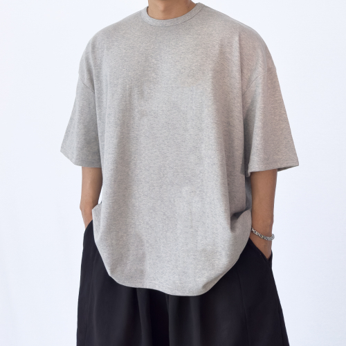 PLAIN BIGSIZE BOXFIT SHORT SLEEVE