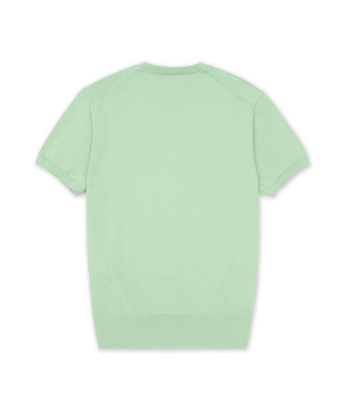 SS PO-SHORT SLEEVE-PULLOVER 2/50 PIMA COTTON-MEDIUM GREEN-310