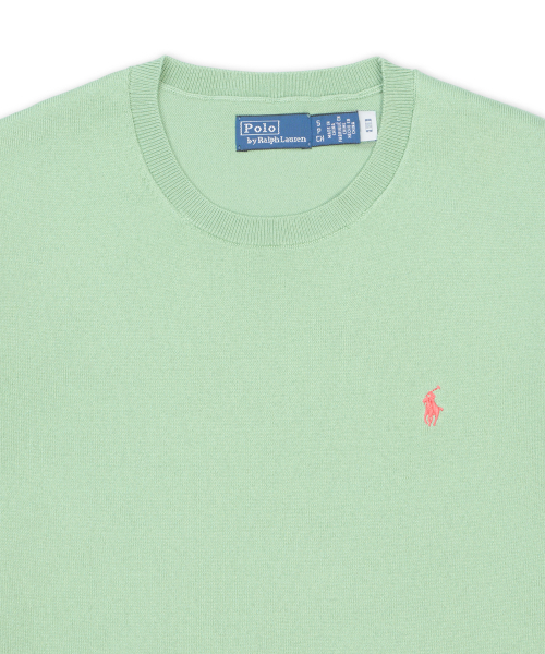 SS PO-SHORT SLEEVE-PULLOVER 2/50 PIMA COTTON-MEDIUM GREEN-310