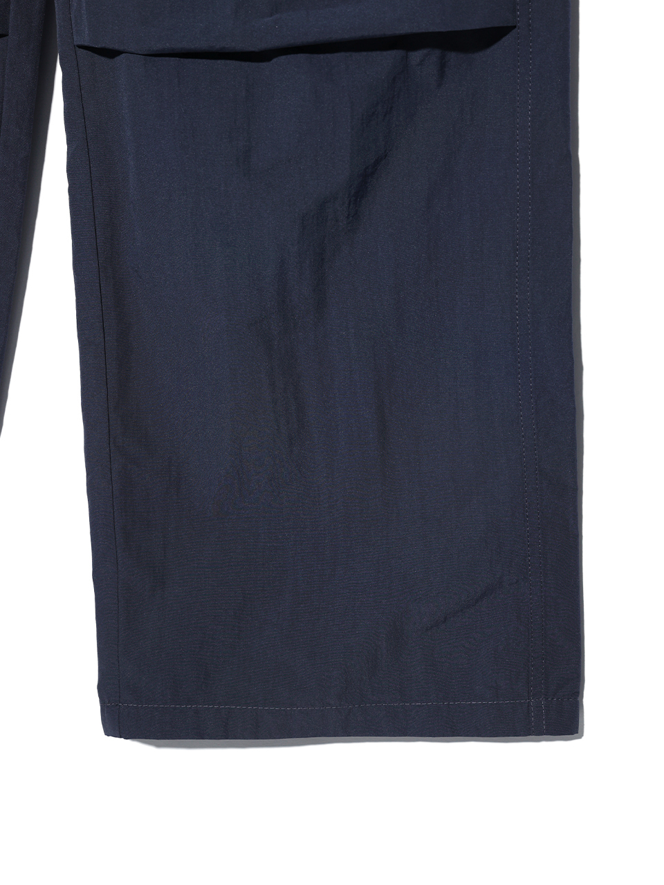 MUSINSA公式 | YOUHEE COTTON LAYERED BANDING WIDE PANTS NAVY