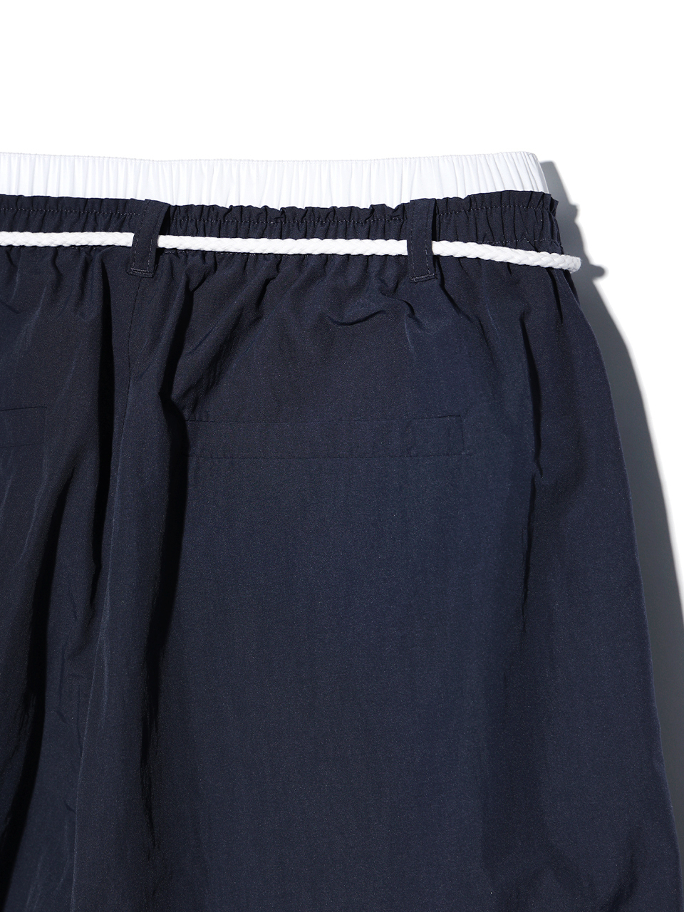 [YOUHEE] COTTON LAYERED BANDING WIDE PANTS ワイドパンツ YOUHEE] COTTON LAYERED BANDING WIDE PANTS ワイドパンツ