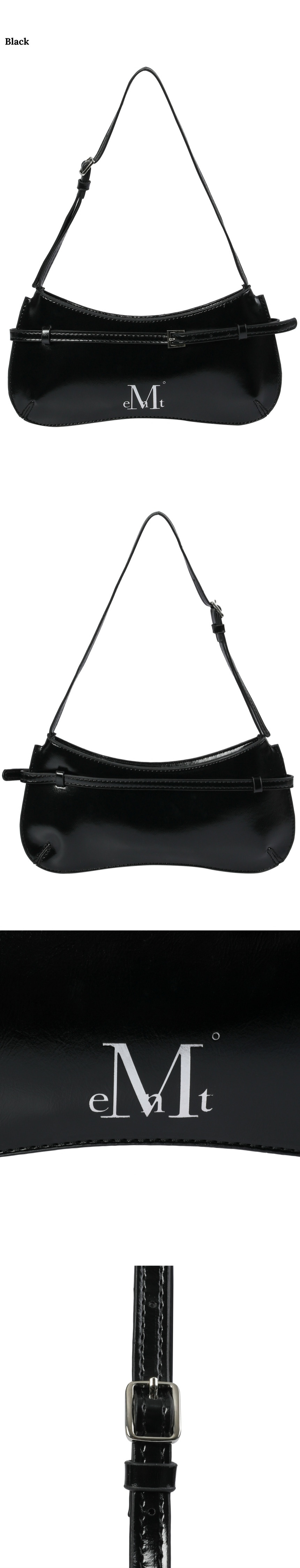 MUSINSA | MUCENT Eren Belt Strap Leather Shoulder Bag Unisex