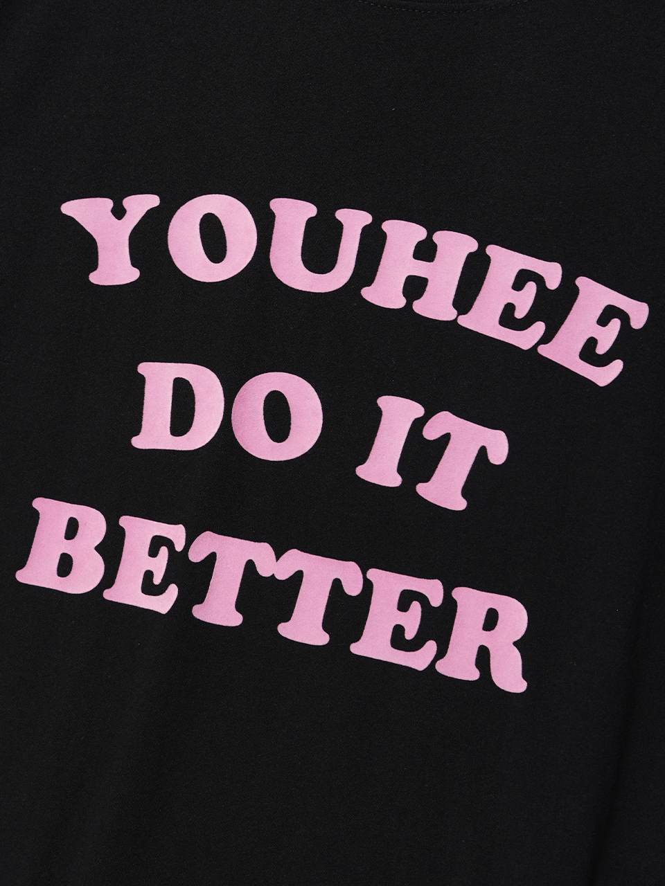 [YOUHEE] DO IT BETTER GRAPHIC T-SHIRT /追跡付 MUSINSA公式 | YOUHEE DO IT BETTER GRAPHIC T-SHIRT BLACK
