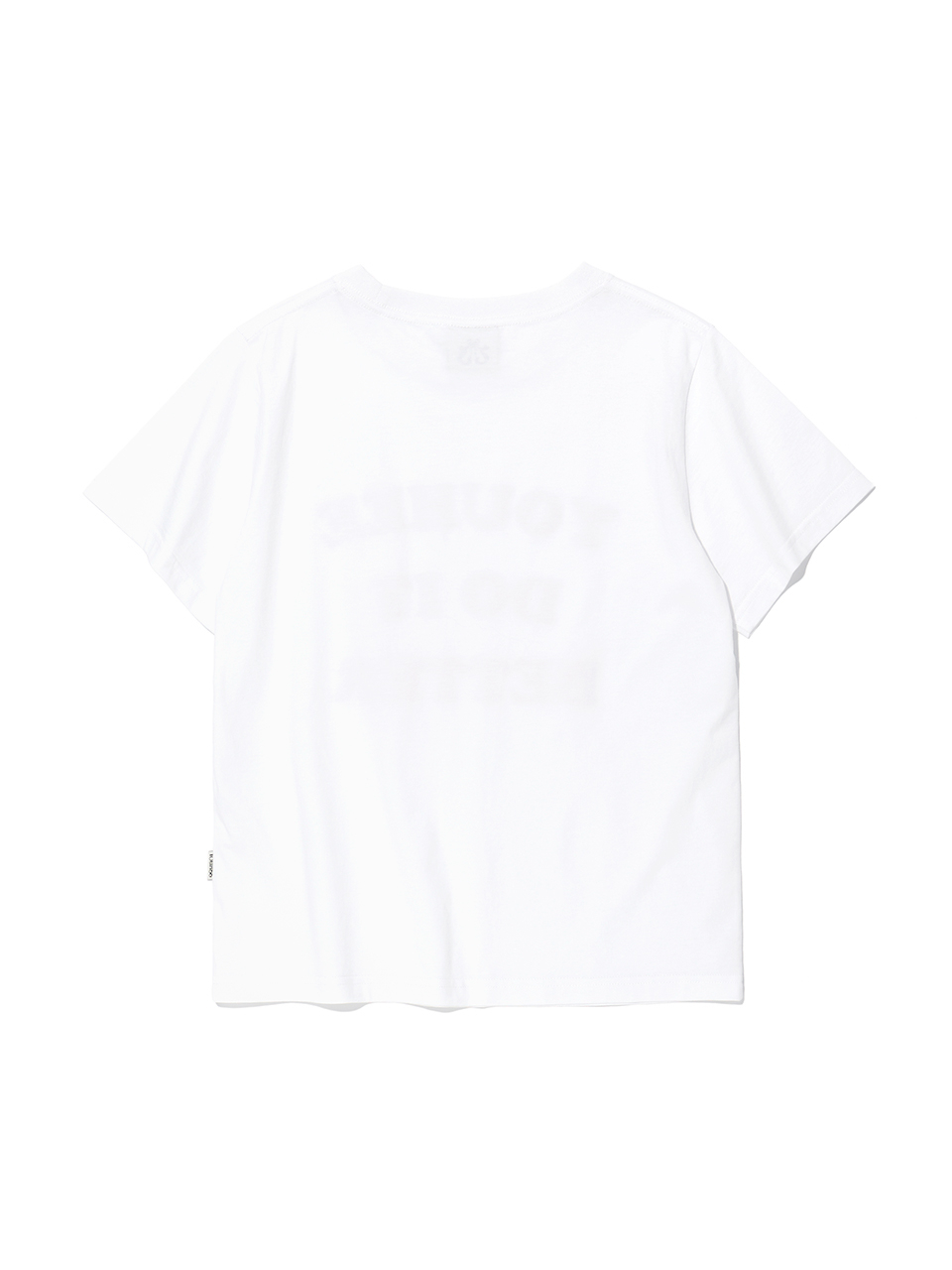 MUSINSA | YOUHEE DO IT BETTER GRAPHIC T-SHIRT WHITE