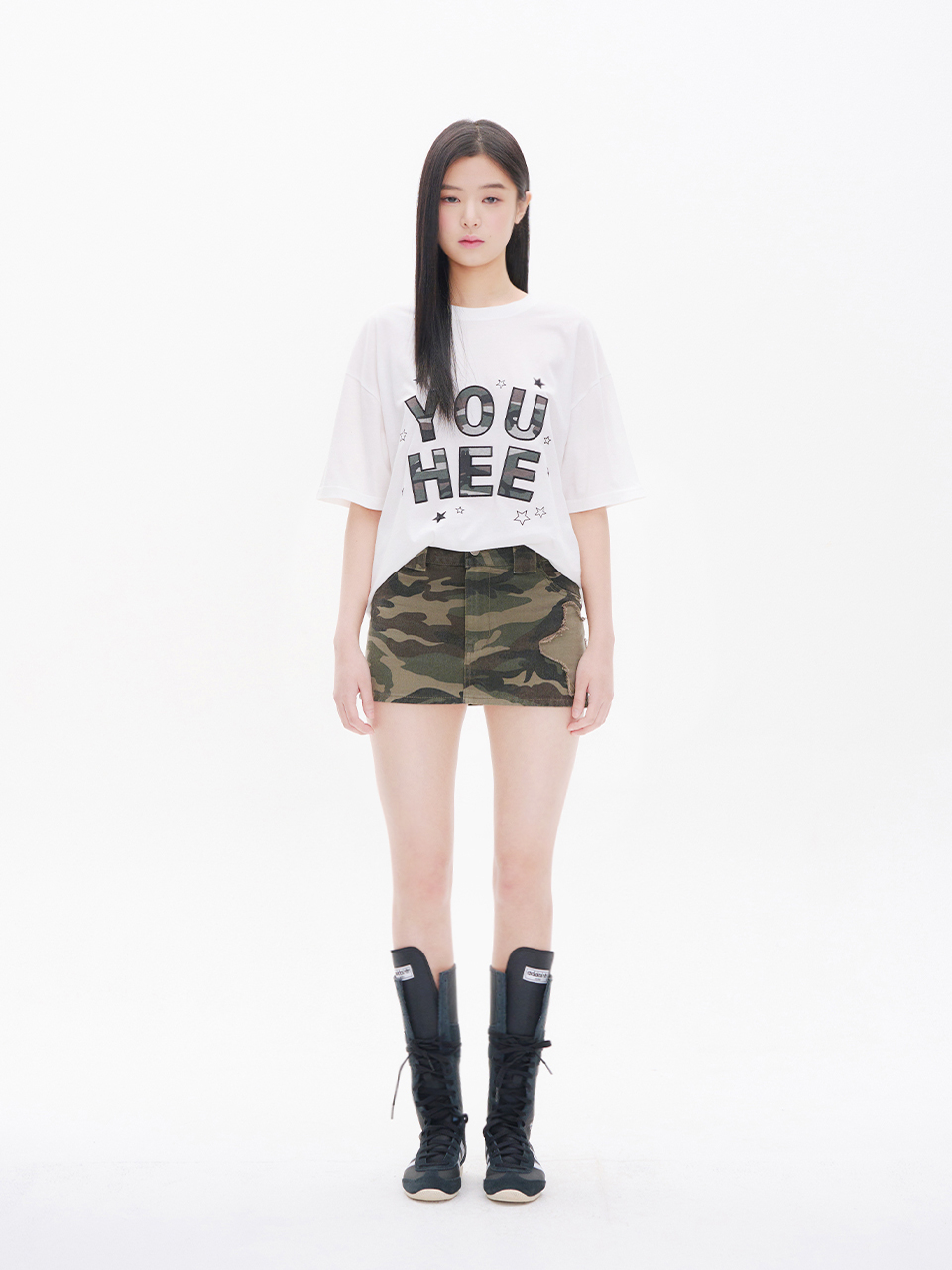 韓国発!【YOUHEE】YOUHEE CAMO T-SHIRTS カモフラージュTシャツ MUSINSA公式 | YOUHEE YOUHEE CAMO T-SHIRTS WHITE