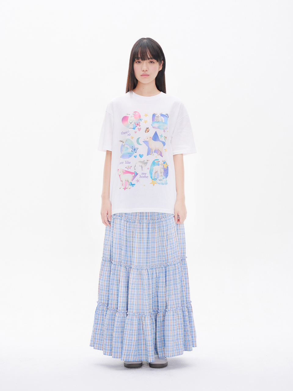 韓国 人気[YOUHEE] CLOUD SHEEP GRAPHIC T-SHIRT Tシャツ MUSINSA公式 | YOUHEE CLOUD SHEEP GRAPHIC T-SHIRT WHITE