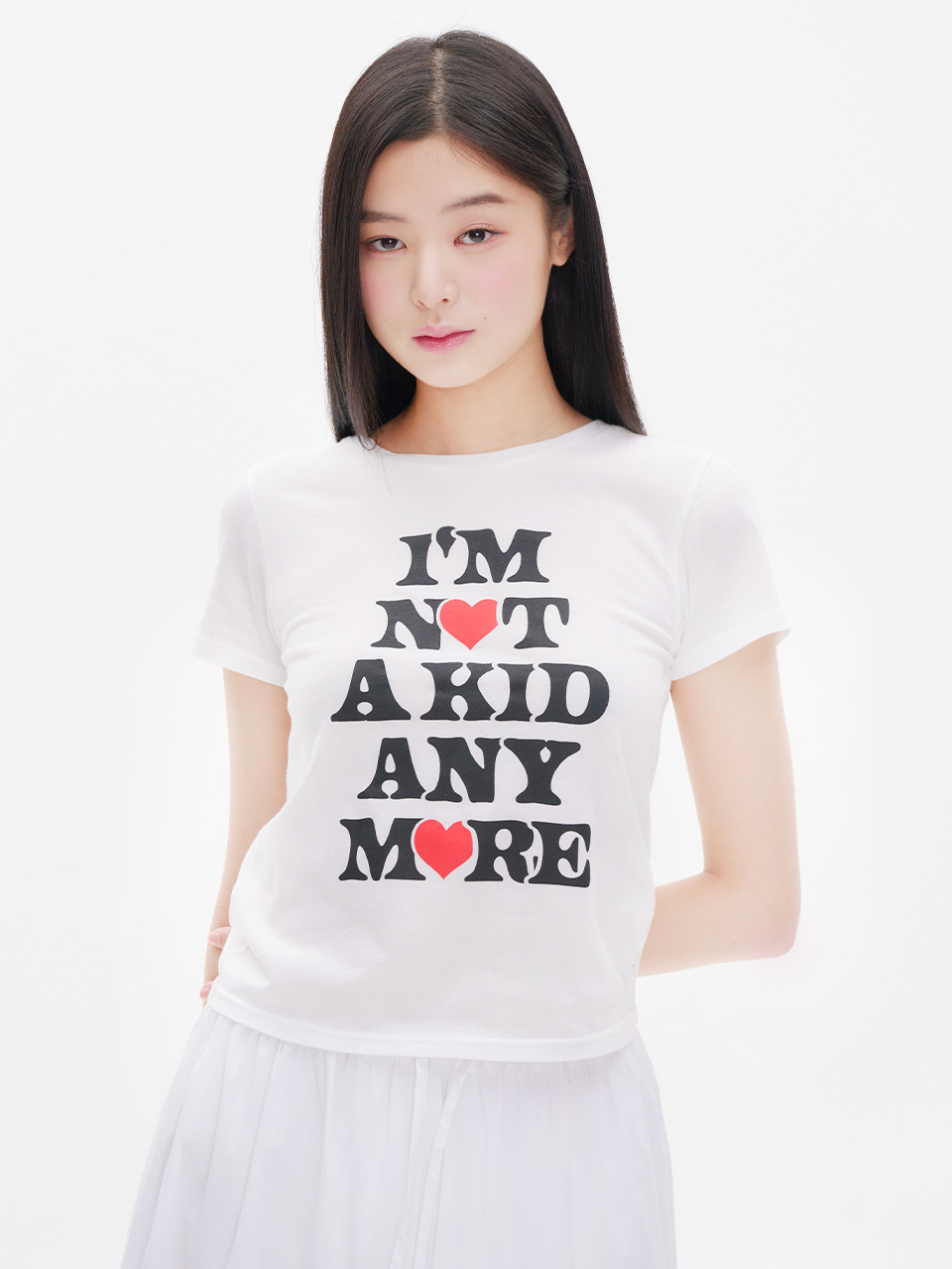 ★YOUHEE★NOT A KID GRAPHIC T-SHIRT MUSINSA | YOUHEE NOT A KID GRAPHIC T-SHIRT WHITE