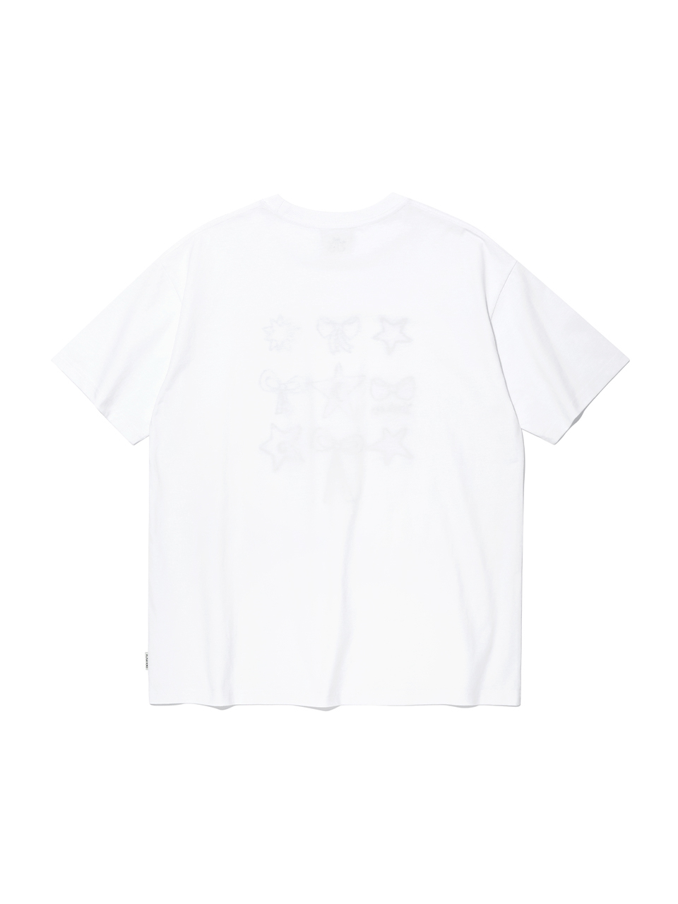 MUSINSA | YOUHEE YOUHEE STAR GRAPHIC T-SHIRTS WHITE