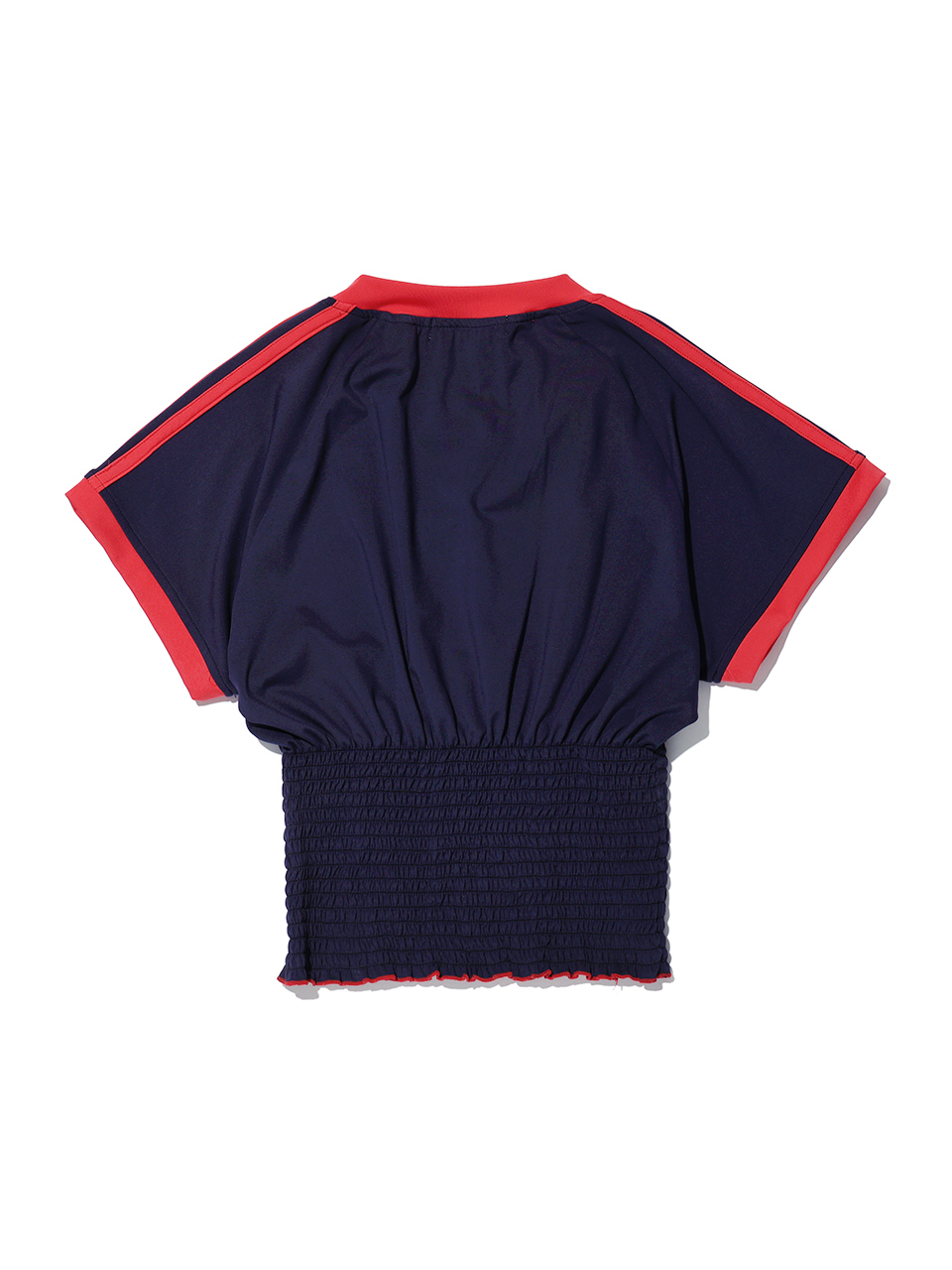 MUSINSA | YOUHEE GRAPHIC TRACK JERSEY SMOKING T-SHIRT NAVY