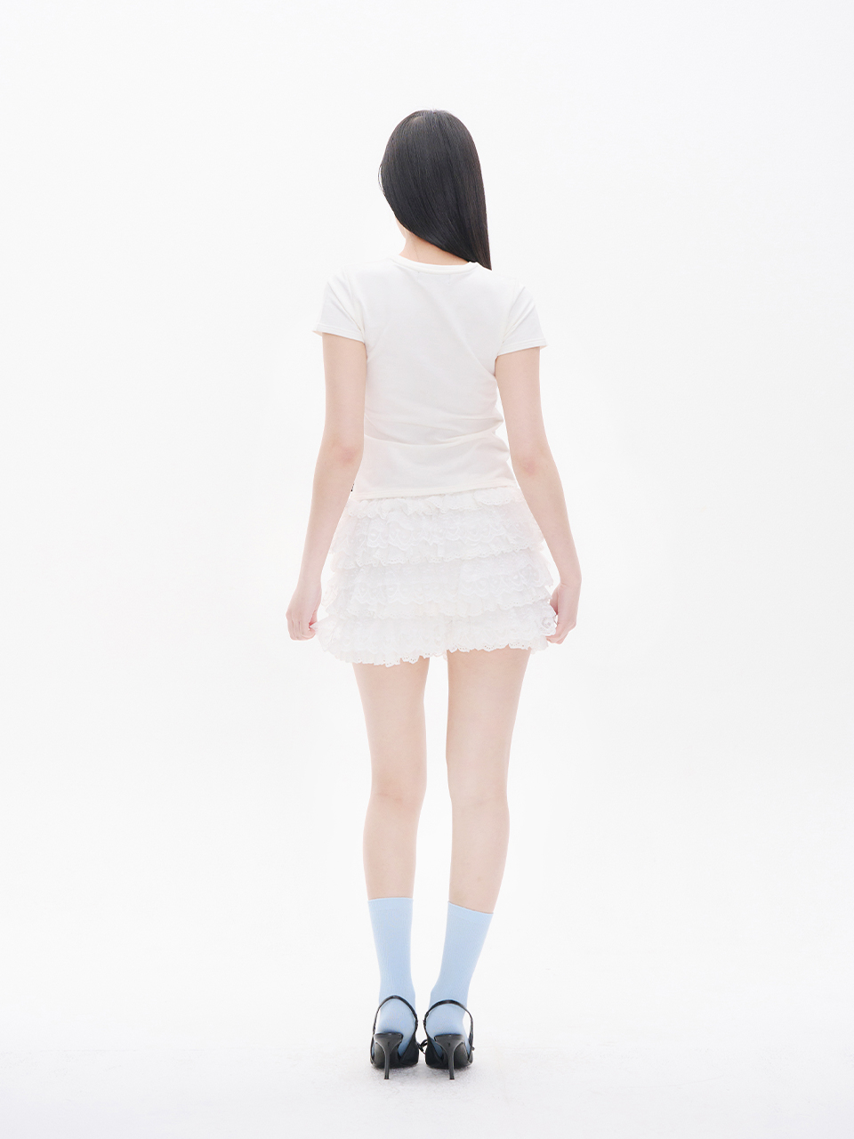 MUSINSA公式 | YOUHEE LETTERING T-SHIRT WHITE