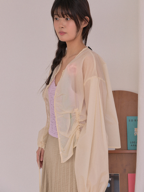 Cotton Candy Wind Sheer Jacket_Yellow