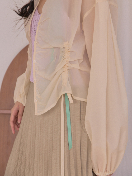 Cotton Candy Wind Sheer Jacket_Yellow