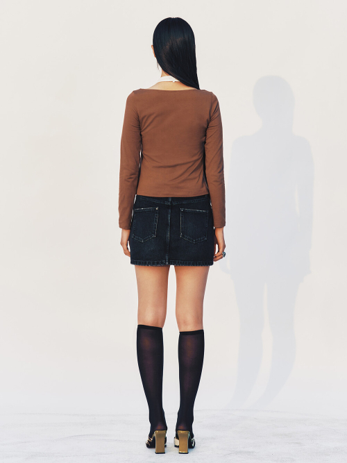 Angel Long sleeve tee Brown