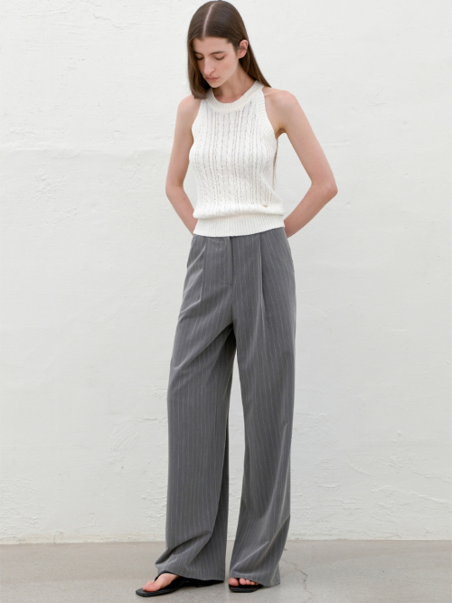 MIA DOUBLE WAIST STRIPE PANTS(PT-5643)