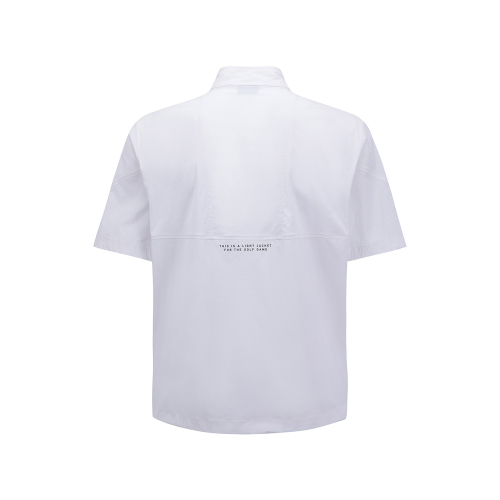 MEN SM SHORT SLEEVE ANORAK JACKET_WH