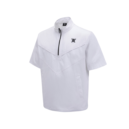 MEN SM SHORT SLEEVE ANORAK JACKET_WH