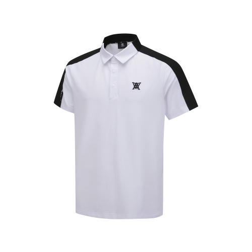 MEN SM BLOCK POINT SHORT T-SHIRT_WH