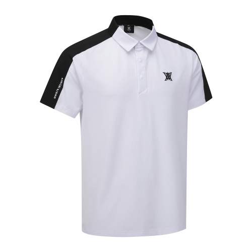 MEN SM BLOCK POINT SHORT T-SHIRT_WH