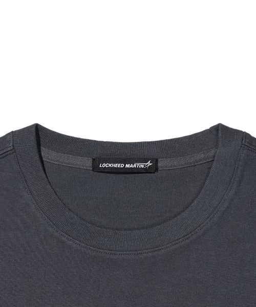 LM AIRCRAFT GRAPHIC TEE (CHARCOAL)