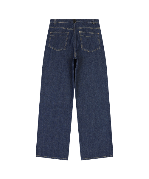 W SLIM DENIM PANTS (тёмно-синие)