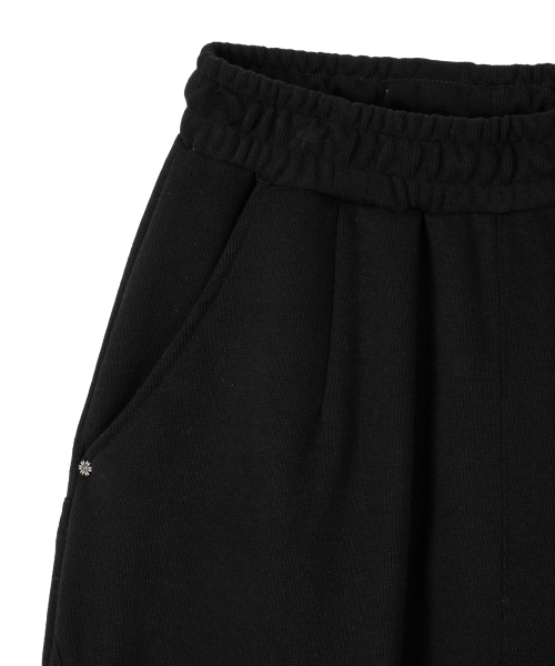 DD structure balloon sweat pants (BLACK)