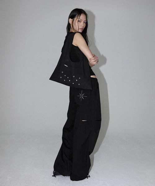 Organic Slit String брюки (black)